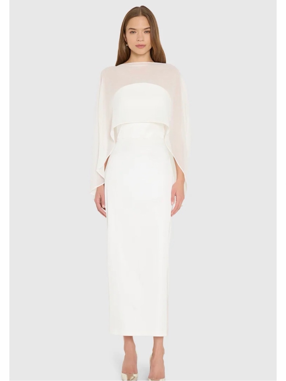 Elegant White High-Waist Maxi Skirt - Berkshire Midi Dress